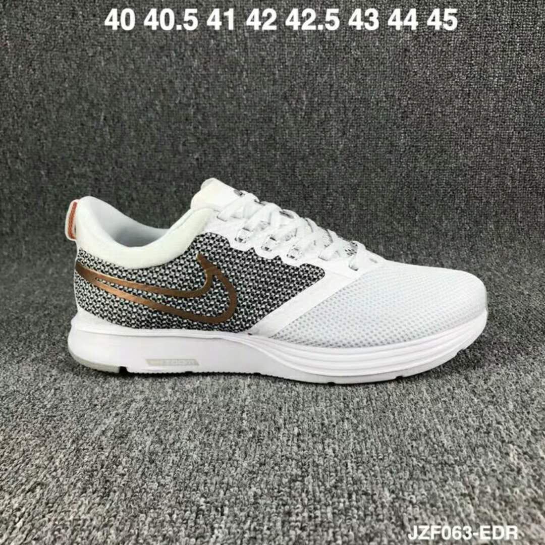 Nike Zoom Strike Grey Black Gold Running Shoes - Click Image to Close